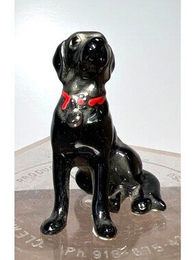 Retired Hagen Renaker Black Lab Labrador Dog